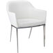 Stanis White Dining Armchair